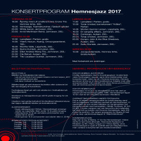 Bakside program Hemnesjazz 2017