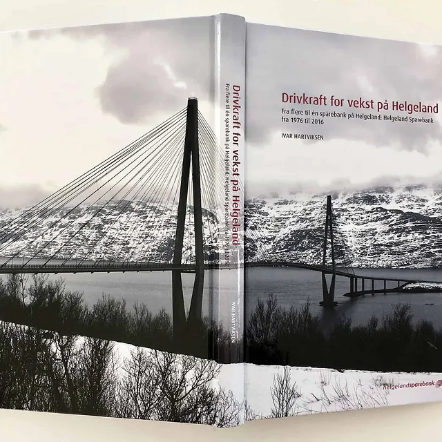 Boken Drivkraft for vekst på Helgeland for Helgeland Sparebank 2018
